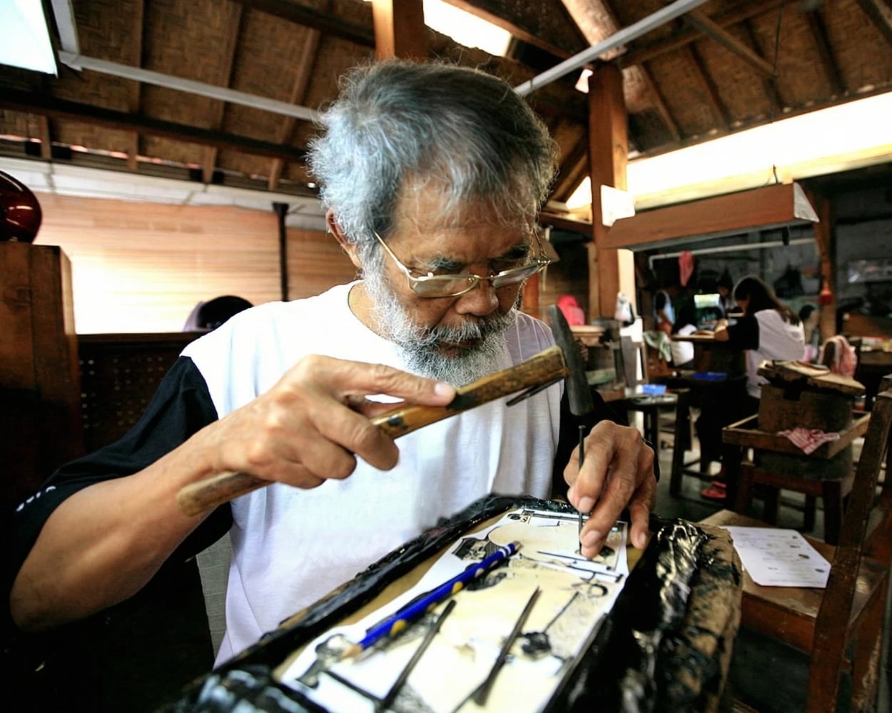 Artisan at work