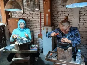 Salim Silver Jewelry Making Workshop Student 2