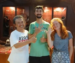 Salim Silver Jewelry Making Workshop Student 3